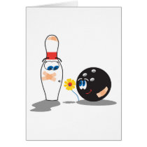 bowling ball and pin truce love cards