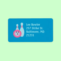 Bowling Ball and Pins labels