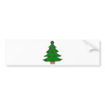 Bowling Ball Christmas Tree Bumper Stickers