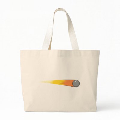 Bowling Ball Comet Bag by graphicdesigner