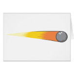 Bowling Ball Comet Greeting Cards