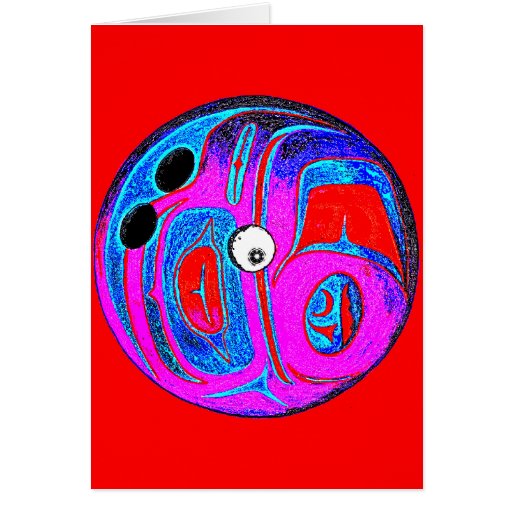 BOWLING BALL GONE CRAZY CARD
