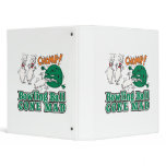 bowling ball gone mad 3 ring binders