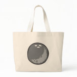 Bowling Ball in Hand drawn Style Tote Bags