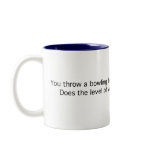 Bowling Ball: Into a Lake mugs
