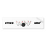Bowling Ball & Pins: 3D Model: Bumper Sticker