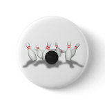 Bowling Ball & Pins: 3D Model: