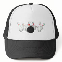 Bowling Ball & Pins: 3D Model: Hats