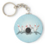 Bowling Ball & Pins: 3D Model: Keychain