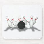 Bowling Ball & Pins: 3D Model: Mouse Pad