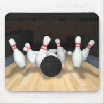 Bowling Ball & Pins: 3D Model: Mouse Pads