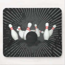 Bowling Ball & Pins: 3D Model: Mousepad