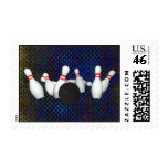Bowling Ball & Pins: 3D Model: Postage Stamps