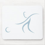Bowling Ball Player Icon Mouse Pads