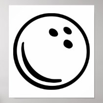 Bowling ball poster