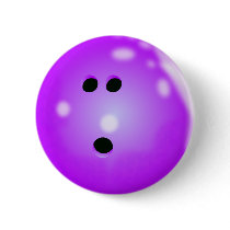 Bowling Ball (Purple) Button