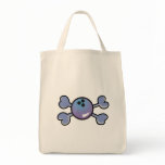 bowling ball Skull purple Crossbones bags