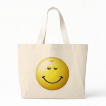 Bowling Ball Smiley Face Bags