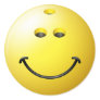 Bowling Ball Smiley Face Sticker