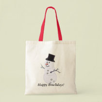 Bowling Ball Snowman Christmas bags