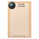 Bowling Ball Stationery by Customizables Bowling Ball Stationery