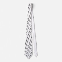 Bowling ball neck tie