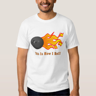 flames bowling shirt