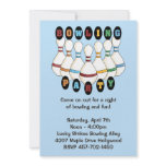 Bowling Birthday Party Invitation