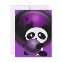 Bowling Birthday Party Invitations