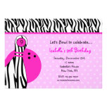 Bowling Birthday Party Invitations
