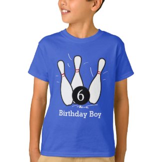 Bowling Birthday Shirt - Dark