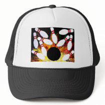 BOWLING BOWL STRIKE CAP HAT by Teo Alfonso