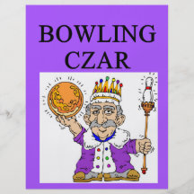 BOWLING bowler czar Personalized Flyer