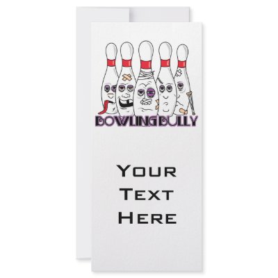 bowling bully full color rack card by sports_shop