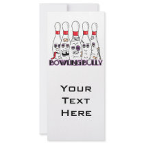 bowling bully full color rack card