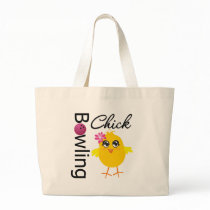 Bowling Chick Tote Bag