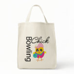 Bowling Chick Canvas Bags