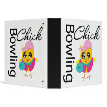 Bowling Chick Binder by chicktshirts Bowling Chick Binder