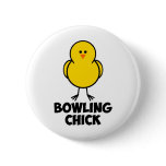Bowling Chick Buttons