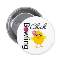 Bowling Chick Buttons