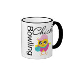 Bowling Chick Coffee Mugs