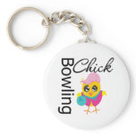 Bowling Chick Keychains