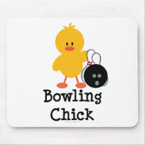 Bowling Chick Mousepad