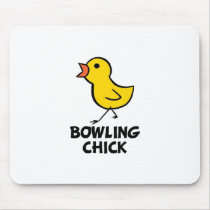 Bowling Chick Mousepad
