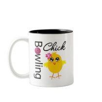 Bowling Chick Mugs