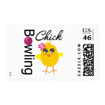 Bowling Chick Postage