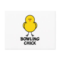 Bowling Chick Post Cards