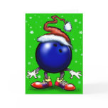 Bowling Christmas Card