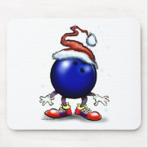 Bowling Christmas mousepads by FunGraphix Bowling Christmas mousepads