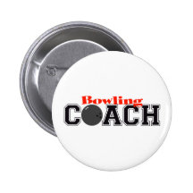 Bowling Coach Pinback Button